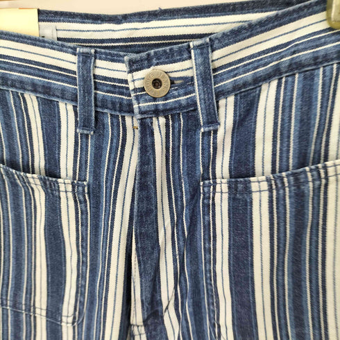 ET BOITE JEANS ストライプフレアパンツ ブッシュパンツ レディース JPN:S