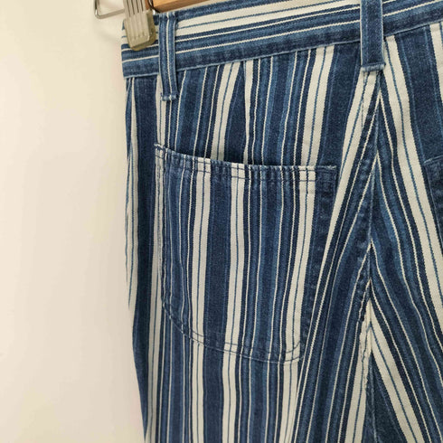 ET BOITE JEANS ストライプフレアパンツ ブッシュパンツ レディース JPN:S