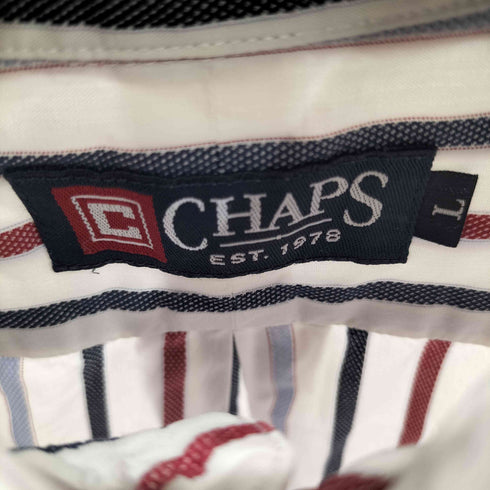 チャップスラルフローレン CHAPS RALPH LAUREN ストライプボタンダウンシャツ メンズ JPN:L