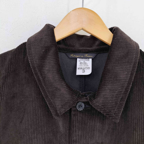 ルラブルール LABOUREUR VESTON VELOURS - MARRON (BROWN) フレンチワーク コーデュロイカバーオール メンズ 3