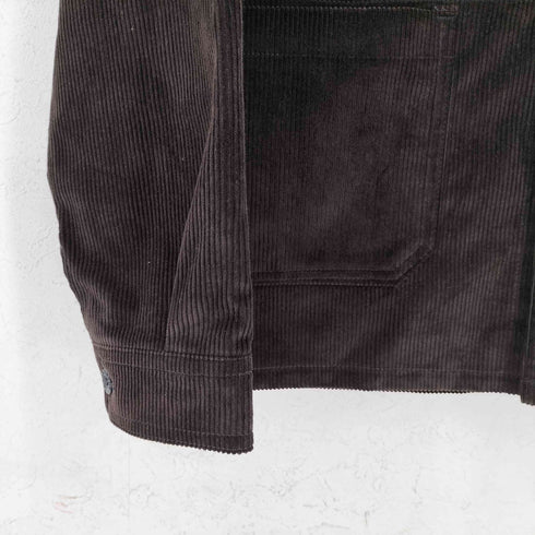 ルラブルール LABOUREUR VESTON VELOURS - MARRON (BROWN) フレンチワーク コーデュロイカバーオール メンズ 3