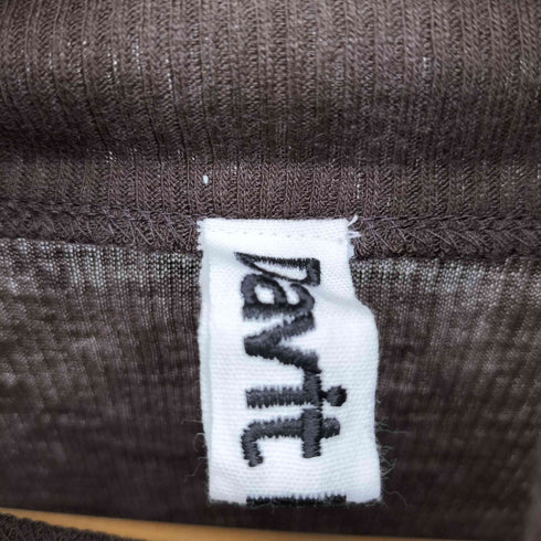 davit meursault ハイネックリブカットソー レディース FREE