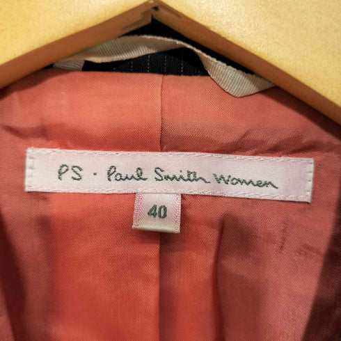 ポールスミス Paul Smith ストライプ 3B テーラードジャケット レディース EUR:40