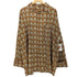 エドウィナホール Edwina Horl HEMD BLOCK PRINT gold sonnenanbeter ヘムト ブロック プリント ゴールド シャツ メンズ import:M