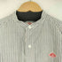 ダントン DANTON L/S バンドカラーストライプシャツ メンズ US:36