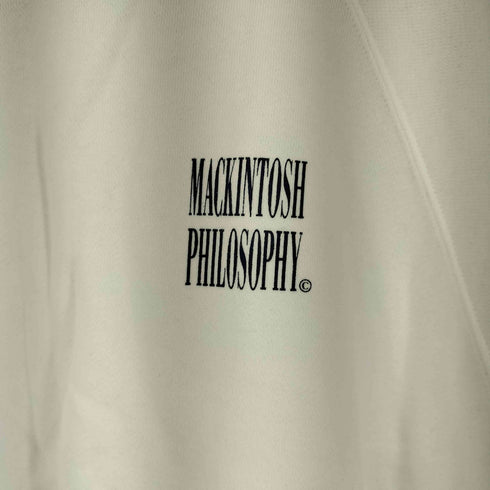 マッキントッシュフィロソフィー MACKINTOSH PHILOSOPHY フロントプリント クルーネックスウェット レディース JPN:2