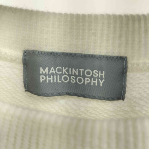 マッキントッシュフィロソフィー MACKINTOSH PHILOSOPHY フロントプリント クルーネックスウェット レディース JPN:2