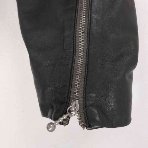 オールセインツ ALLSAINTS HOLT BIKER ラムレザーダブルライダース メンズ JPN:M
