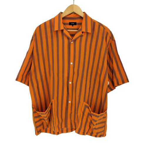 ビームス BEAMS 24ss ストライプ オープンカラー シャツ メンズ JPN:M