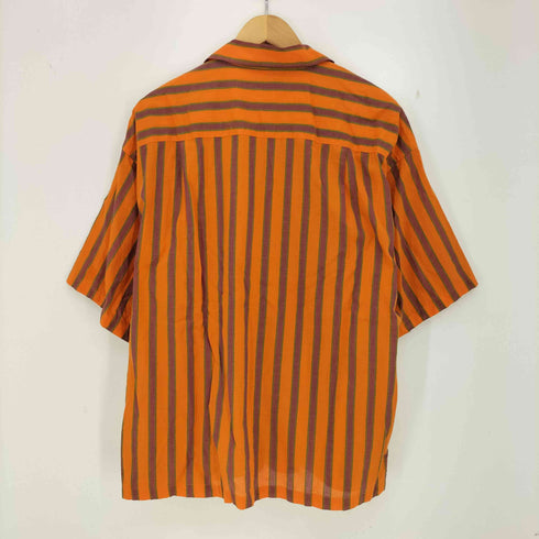 ビームス BEAMS 24ss ストライプ オープンカラー シャツ メンズ JPN:M