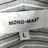 モノマート MONO-MART ストライプサイドシャーリングルーズ半袖シャツ レディース JPN:L