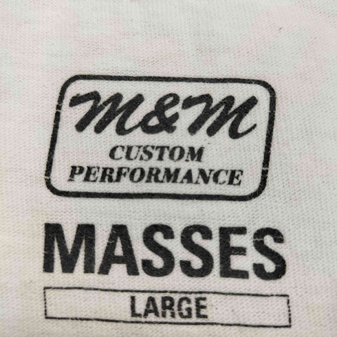 マシス MASSES フレイムロゴ 袖プリント長袖カットソー メンズ JPN:L