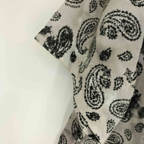 サタデーズニューヨークシティ Saturdays NYC York Paisley SS Shirt メンズ S