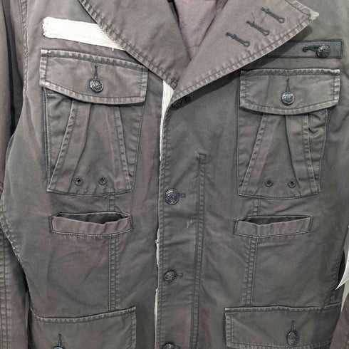 ディーゼル DIESEL Y2K ワッペン グランジ ミリタリージャケット メンズ import:S