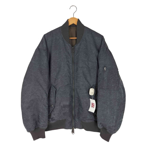 エドウィナホール Edwina Horl BLOUSON KOLLEKTIVES GEDACHTNIS 顔料コーティング オーバーサイズブルゾン MA-1 メンズ JPN:S