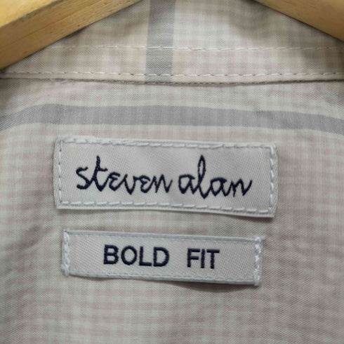 スティーブンアラン Steven Alan BUTTER-G SINGLE NEEDLE BD SHIRT-BOLD メンズ JPN:S