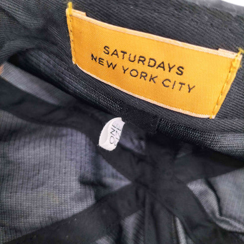 サタデーズニューヨークシティ Saturdays NYC 総柄 キャップ メンズ ONE SIZE