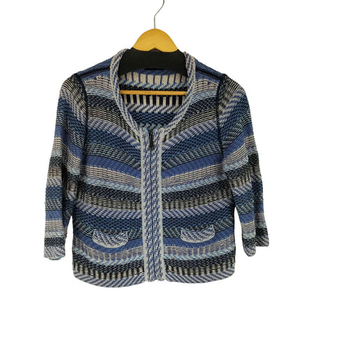 マックスアンドコー MAX & CO. ノーカラージップニットジャケット レディース import:S