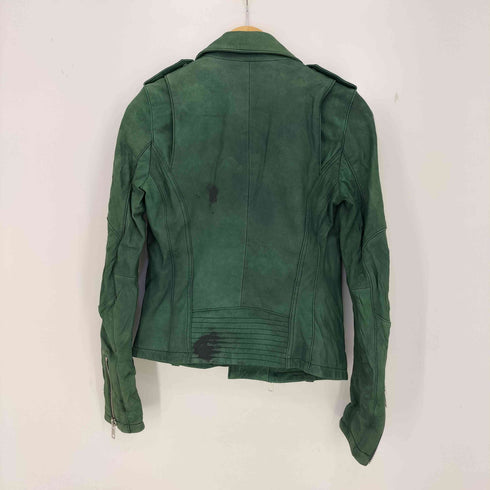 アレキサンダーマックイーン Alexander McQueen 羊革 ダブルライダース レディース EUR:40