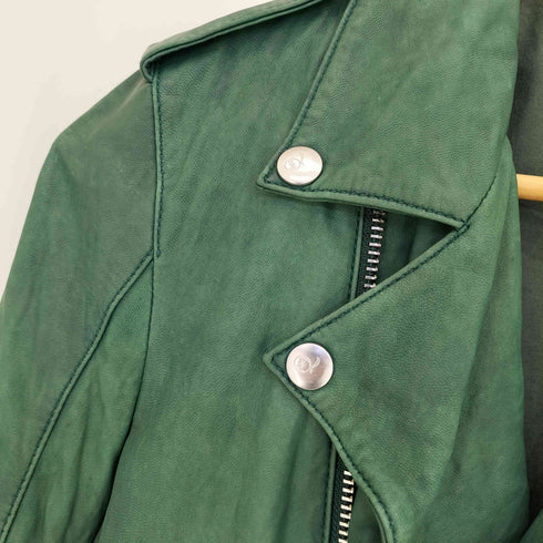 アレキサンダーマックイーン Alexander McQueen 羊革 ダブルライダース レディース EUR:40