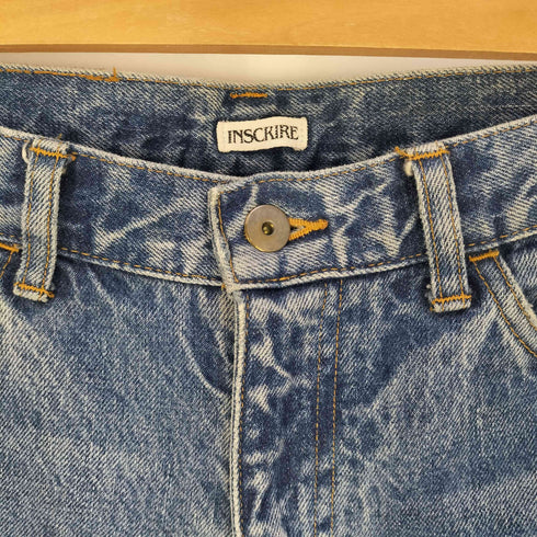 アンスクリア INSCRIRE 002 Flare Denim 002 フレア デニムパンツ メンズ 38