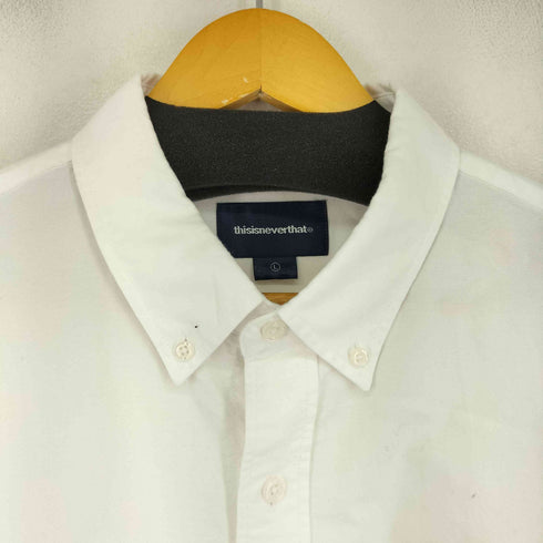ディスイズネバーザット thisisneverthat Logo Oxford Shirt メンズ import:L