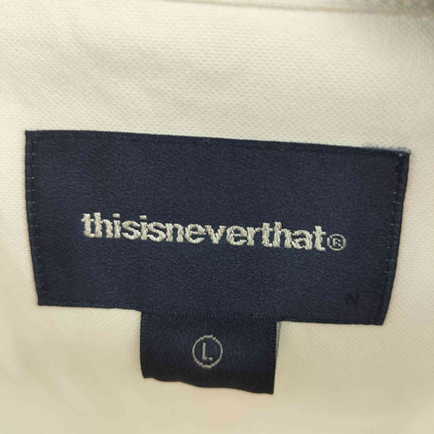 ディスイズネバーザット thisisneverthat Logo Oxford Shirt メンズ import:L