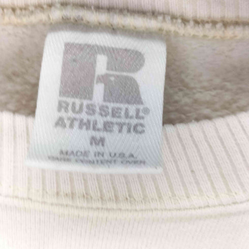 ラッセル Russell 90S USA製 クルーネックスウェット 白タグ メンズ JPN:M