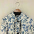 バーバリー BURBERRY フローラルプリント リネン ドレスコート レディース 42