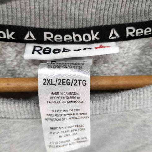 リーボック Reebok フロントロゴプリント オーバーサイズスウェット メンズ JPN:XXL
