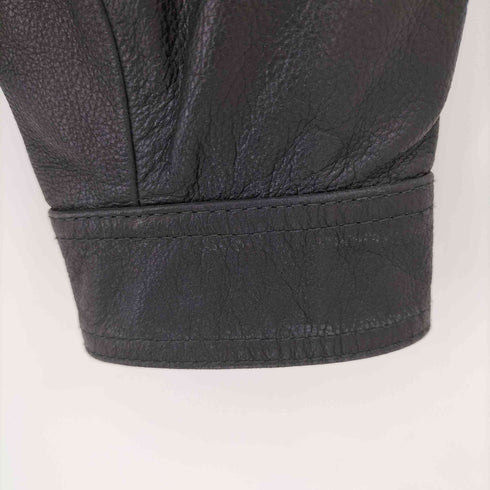 エディーバウアー Eddie Bauer カウレザーシングルライダースジャケット レディース PXS