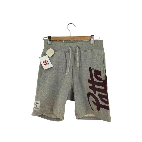 パタ PATTA Side Script Sweat Shorts GREY メンズ JPN:S