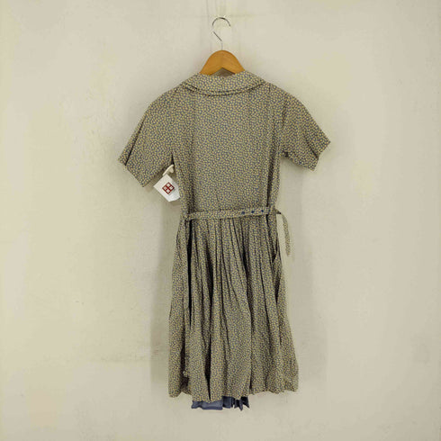 コンジェペイエアデュートリステス conges payes ADIEU TRISTESSE 小花柄 ダブルカラー ワンピース レディース JPN:38