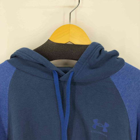 アンダーアーマー UNDER ARMOUR フロントワンポイント オーバーサイズパーカー ライバル フリース カラーブロック メンズ JPN:XXL