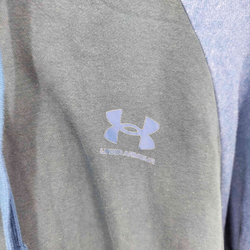アンダーアーマー UNDER ARMOUR フロントワンポイント オーバーサイズパーカー ライバル フリース カラーブロック メンズ JPN:XXL