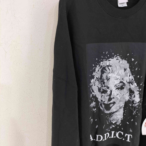 アディクト ADDICT グラフィックプリント クルーネックスウェット メンズ JPN:XL