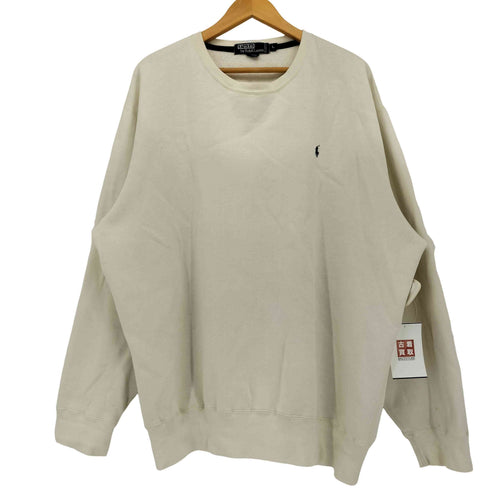 ポロバイラルフローレン Polo by RALPH LAUREN 90S ポニー刺繍 裏起毛 スウェット メンズ import:L