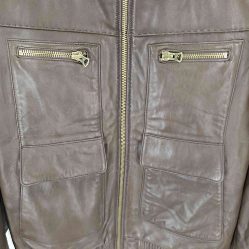 レトログレード Retro Grade マルチポケットシープレザージャケット メンズ import:XL