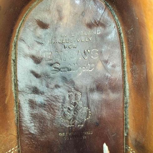 Eaton's MADE IN ENGLAND 外羽根 ウィングチップドレスシューズ メンズ UK:7.5