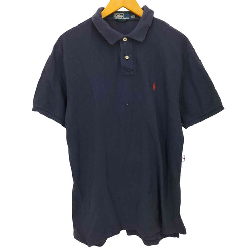 ポロバイラルフローレン Polo by RALPH LAUREN ロゴ刺繍ポロシャツ メンズ XL