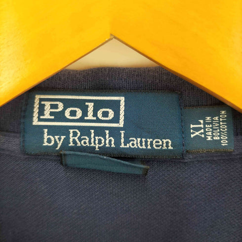 ポロバイラルフローレン Polo by RALPH LAUREN ロゴ刺繍ポロシャツ メンズ XL