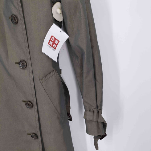 バーニーズニューヨーク BARNEYS NEWYORK 玉虫色トレンチコート ベルト付き ライナー付き レディース FR:40