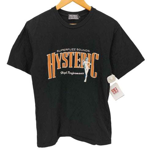 ヒステリックグラマー HYSTERIC GLAMOUR フロントプリントクルーネックTシャツ メンズ JPN:S