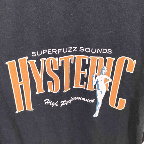 ヒステリックグラマー HYSTERIC GLAMOUR フロントプリントクルーネックTシャツ メンズ JPN:S