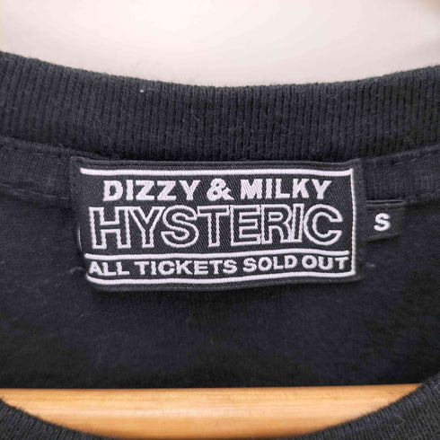 ヒステリックグラマー HYSTERIC GLAMOUR フロントプリントクルーネックTシャツ メンズ JPN:S