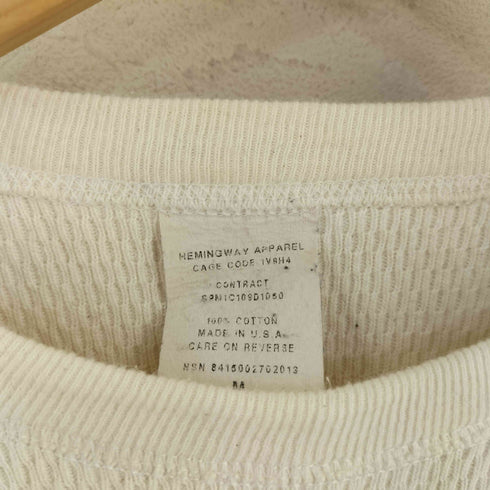 US MILITARY hemingway apparel USA製 サーマルカットソー メンズ import:M