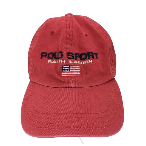 ポロスポーツラルフローレン POLO SPORT RALPH LAUREN ロゴ刺繍6パネル星条旗キャップ メンズ