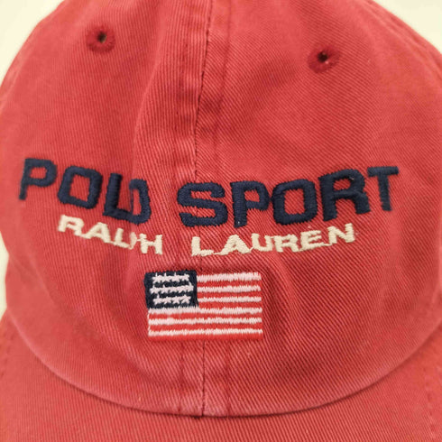 ポロスポーツラルフローレン POLO SPORT RALPH LAUREN ロゴ刺繍6パネル星条旗キャップ メンズ
