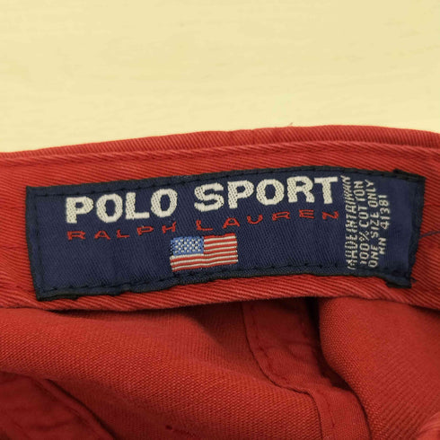 ポロスポーツラルフローレン POLO SPORT RALPH LAUREN ロゴ刺繍6パネル星条旗キャップ メンズ