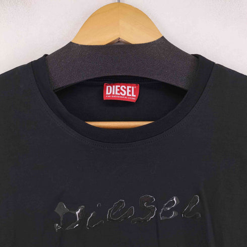 ディーゼル DIESEL T-Madjust-K2 ラバー ロゴ プリント Tシャツ メンズ XL
